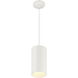 Pilson XL LED 6 inch Matte White Pendant Ceiling Light