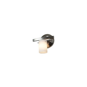 Sydney 1 Light 8 inch Chrome Wall Sconce Wall Light in Opal,  7.5 inch