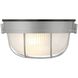 Nauticus Round Dual Mount 1 Light 10 inch Satin Outdoor Wall Sconce