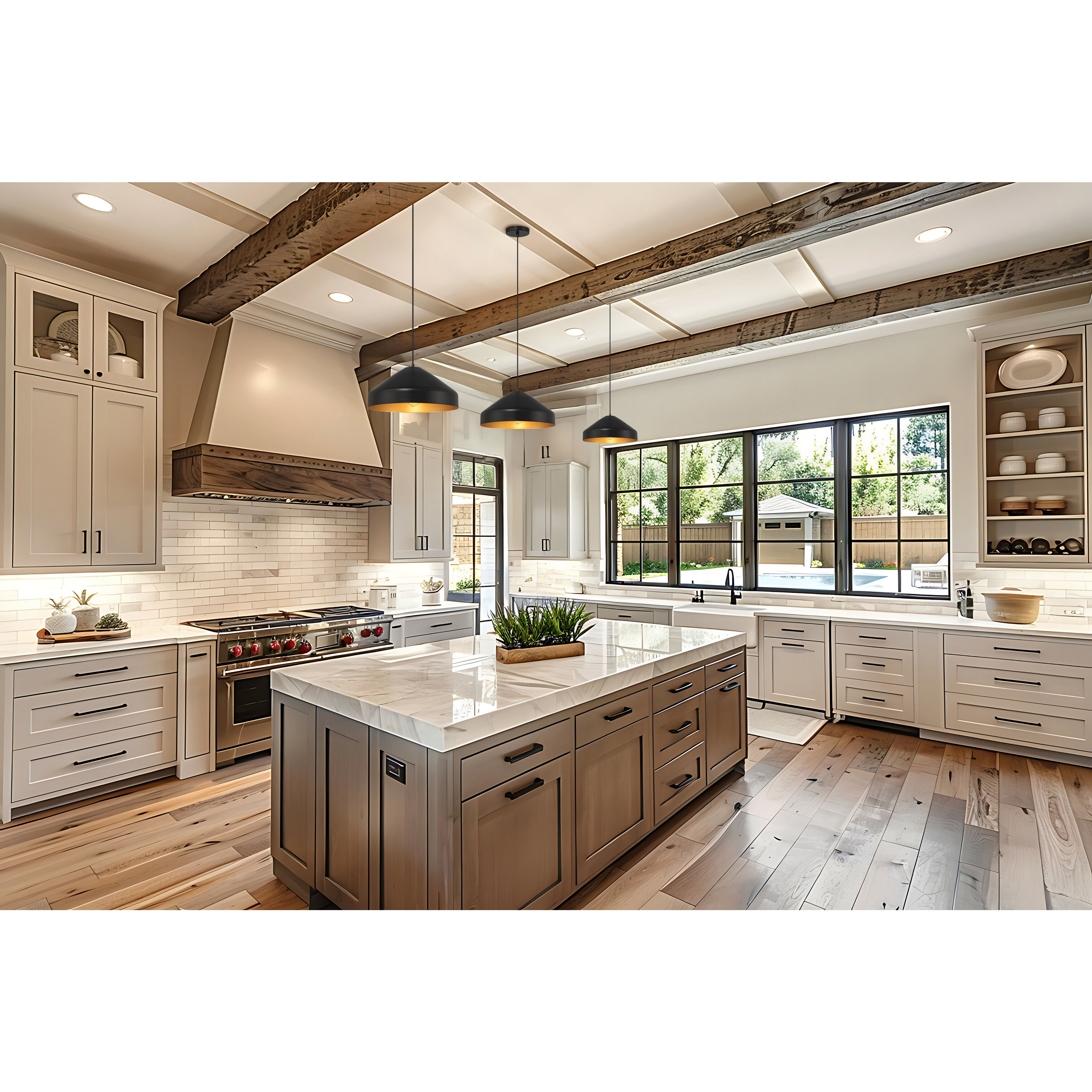 Prism LED 8 inch Matte Black Pendant Ceiling Light