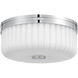 Daniella 11.25 inch Chrome Flush Mount Ceiling Light