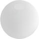 Japanese 8 inch Glass Lantern Ceiling Light