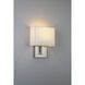 Mid Town LED 8 inch Brushed Steel Wall Sconce Wall Light