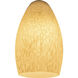 Inari Silk Glass 5 inch Pendant Glass Shade in White Stone