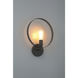 Hoop 1 Light 12 inch Matte Black Wall Sconce Wall Light