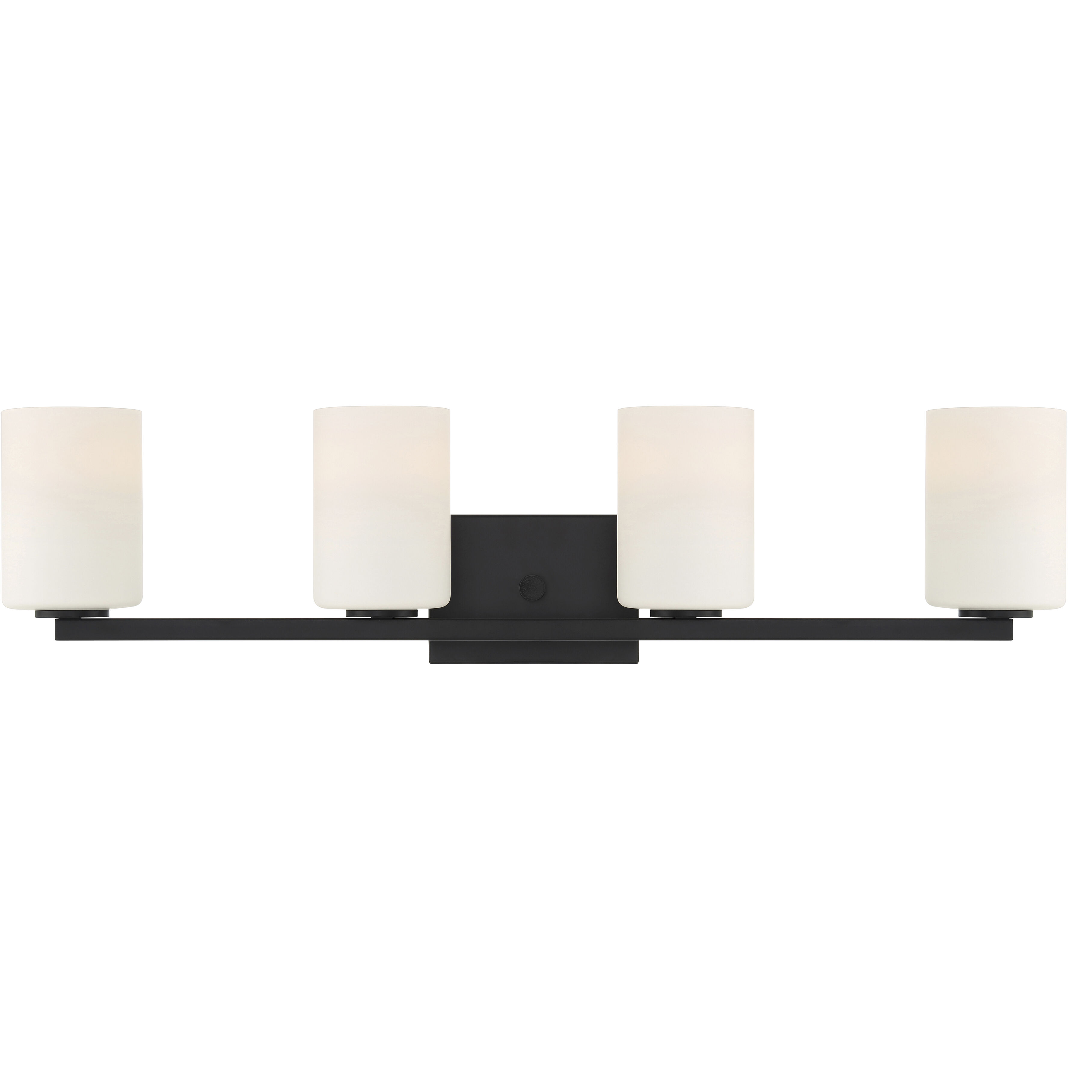 Sienna 30 inch Matte Black Bath Vanity Light Wall Light