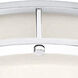 Solero II LED 16.5 inch Chrome Flush Mount Ceiling Light