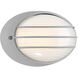 Cabo LED 5 inch Satin Outdoor Bulkhead