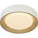 Maddy 13.75 inch Matte White Flush Mount Ceiling Light