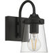 Dickens 1 Light 4.75 inch Black Wall Sconce Wall Light