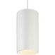 Pilson XL LED 6 inch Matte White Pendant Ceiling Light