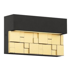 Grid LED 8 inch Bronze with Gold ADA Wall Sconce Wall Light