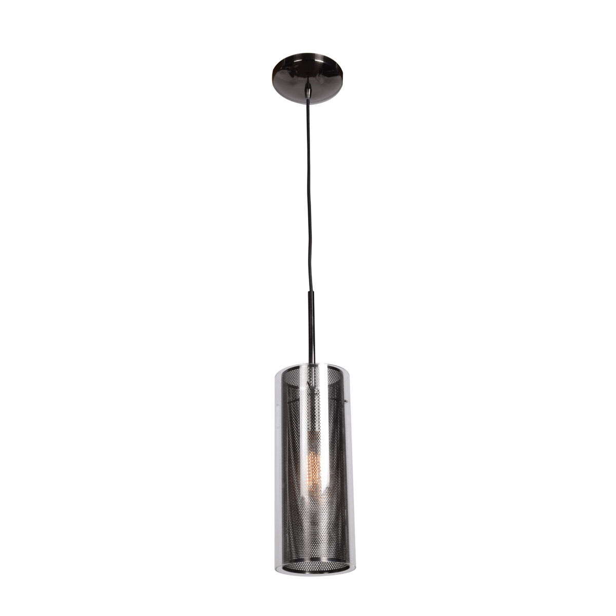 Black and chrome light fixture on sale