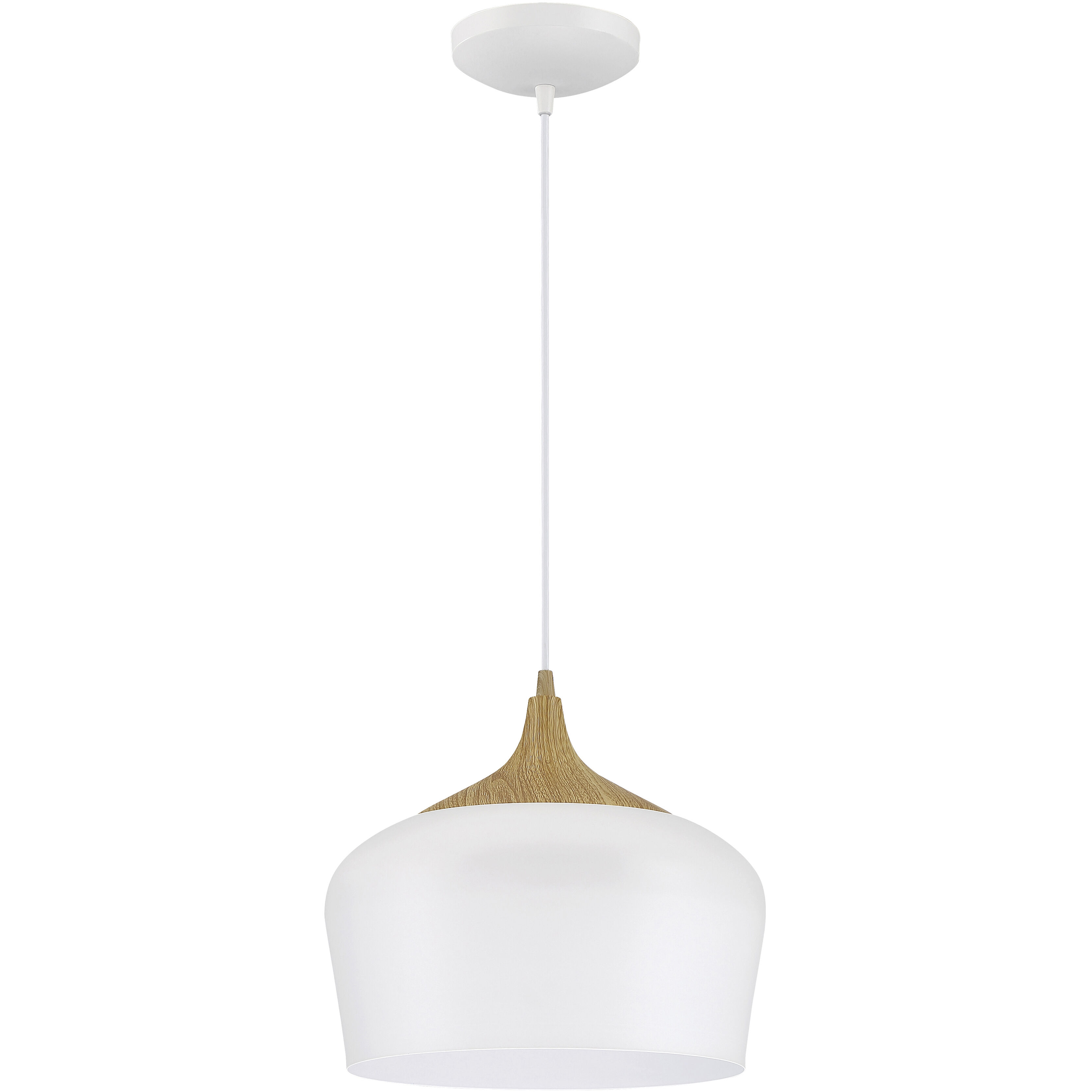 Blend LED 12 inch White Pendant Ceiling Light