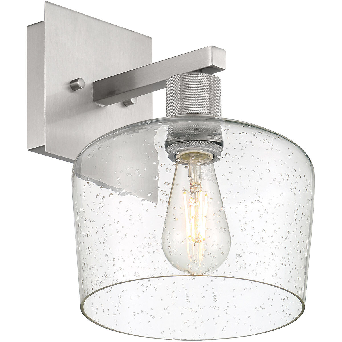 Port Nine LED 9 inch Brushed Steel Wall Sconce Wall Light