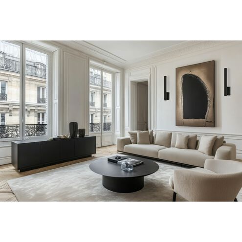 Haus Wall Sconce Wall Light in Matte Black