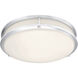 Solero II LED 18.5 inch Chrome Flush Mount Ceiling Light