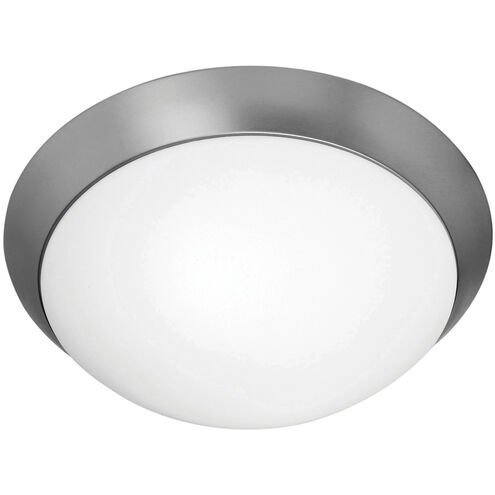 Cobalt 2 Light 15 inch Brushed Steel Flush Mount Ceiling Light