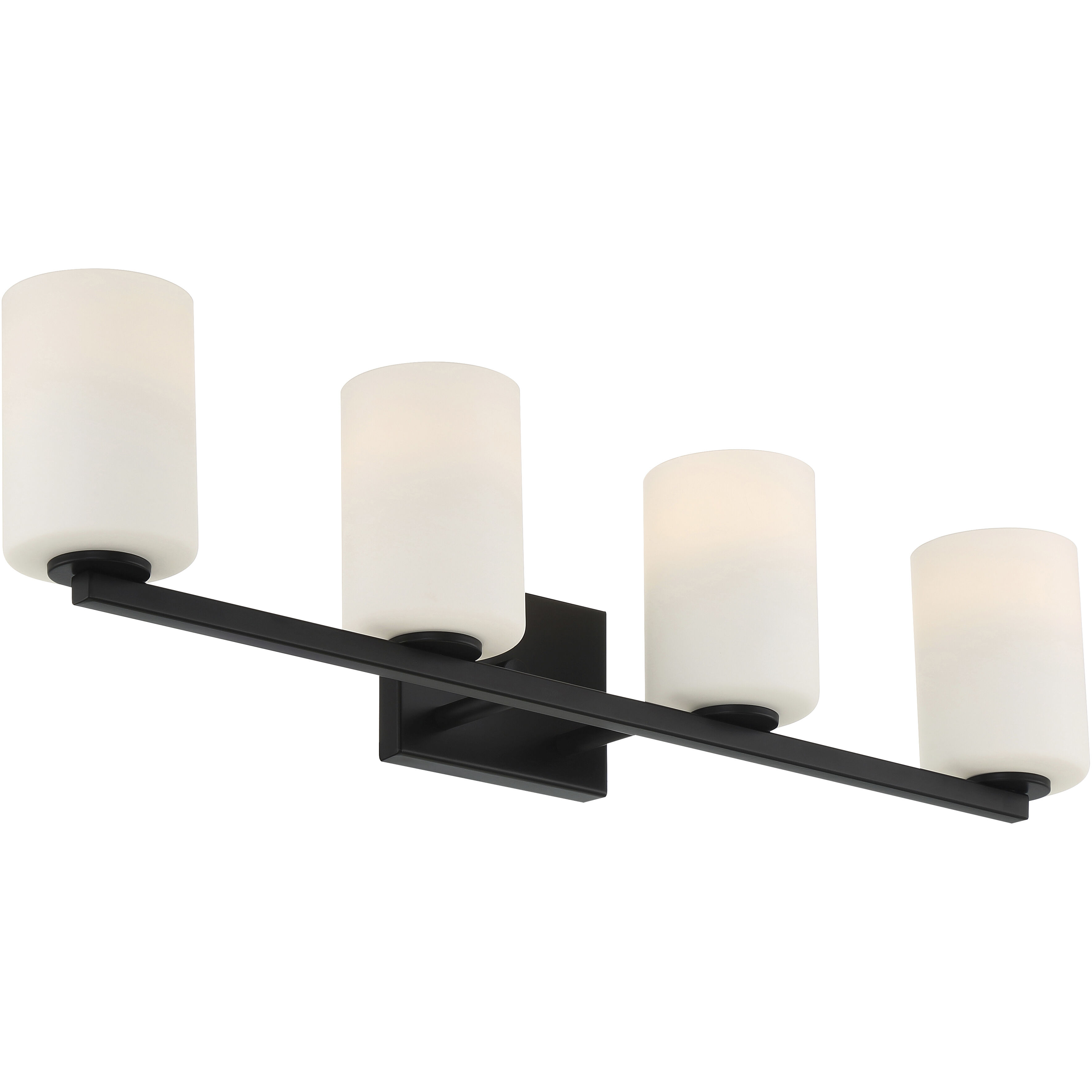Sienna 30 inch Matte Black Bath Vanity Light Wall Light