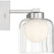 Chloe 20.5 inch Chrome Vanity/Bath Bar Wall Light