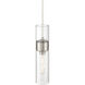 Nash 3 inch Brushed Steel Pendant Ceiling Light