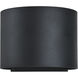 Curve LED 5 inch Black Outdoor Wall Sconce