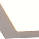 Boxer LED 5.5 inch Brushed Steel Flush Mount Ceiling Light