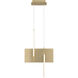 Joinery 14 inch Brushed Gold Pendant Ceiling Light