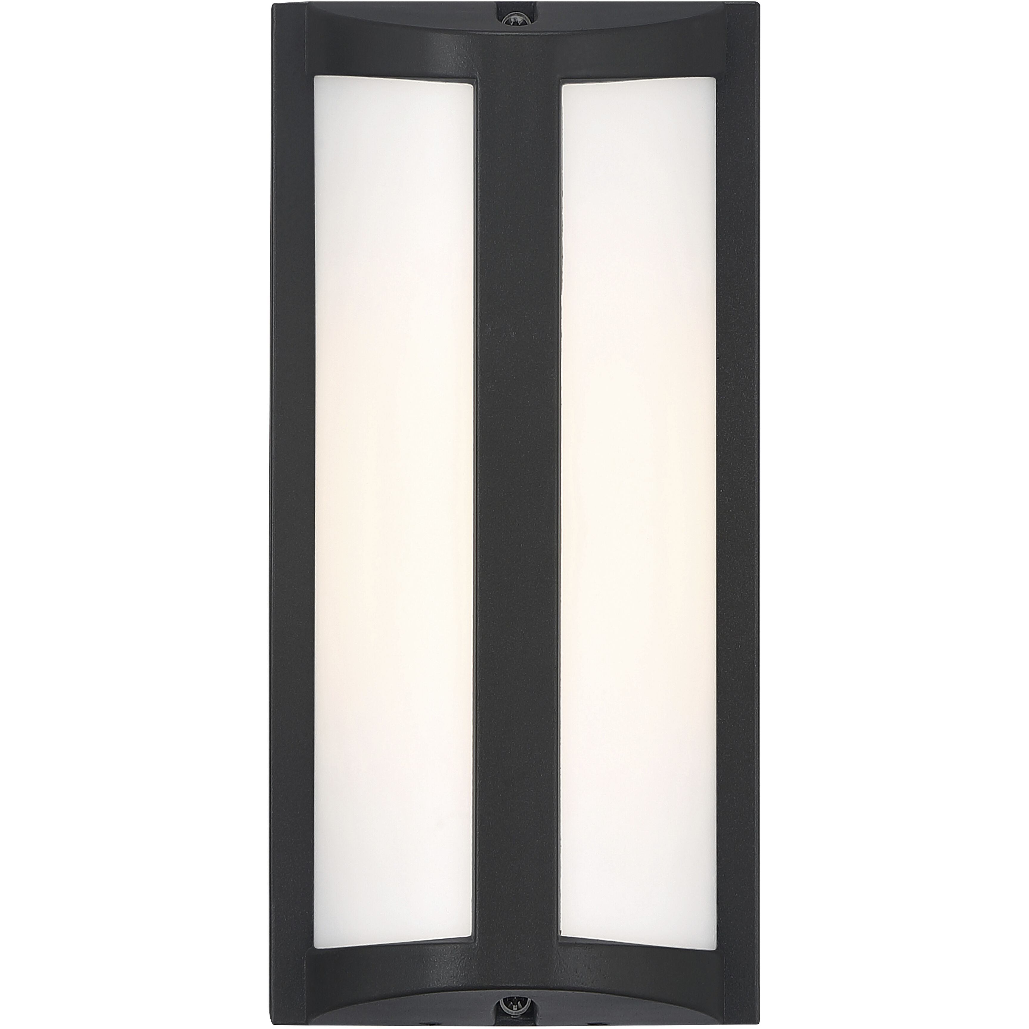 Margate LED 10.25 inch Black and White Outdoor Wall Sconce