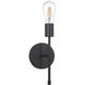 Iconic II LED 5 inch Matte Black Wall Sconce Wall Light
