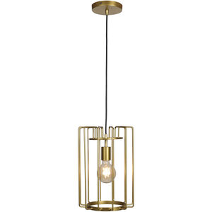 Wired LED 9 inch Gold Pendant Ceiling Light