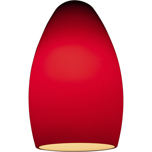 Inari Silk Glass 6 inch Pendant Glass Shade in Red