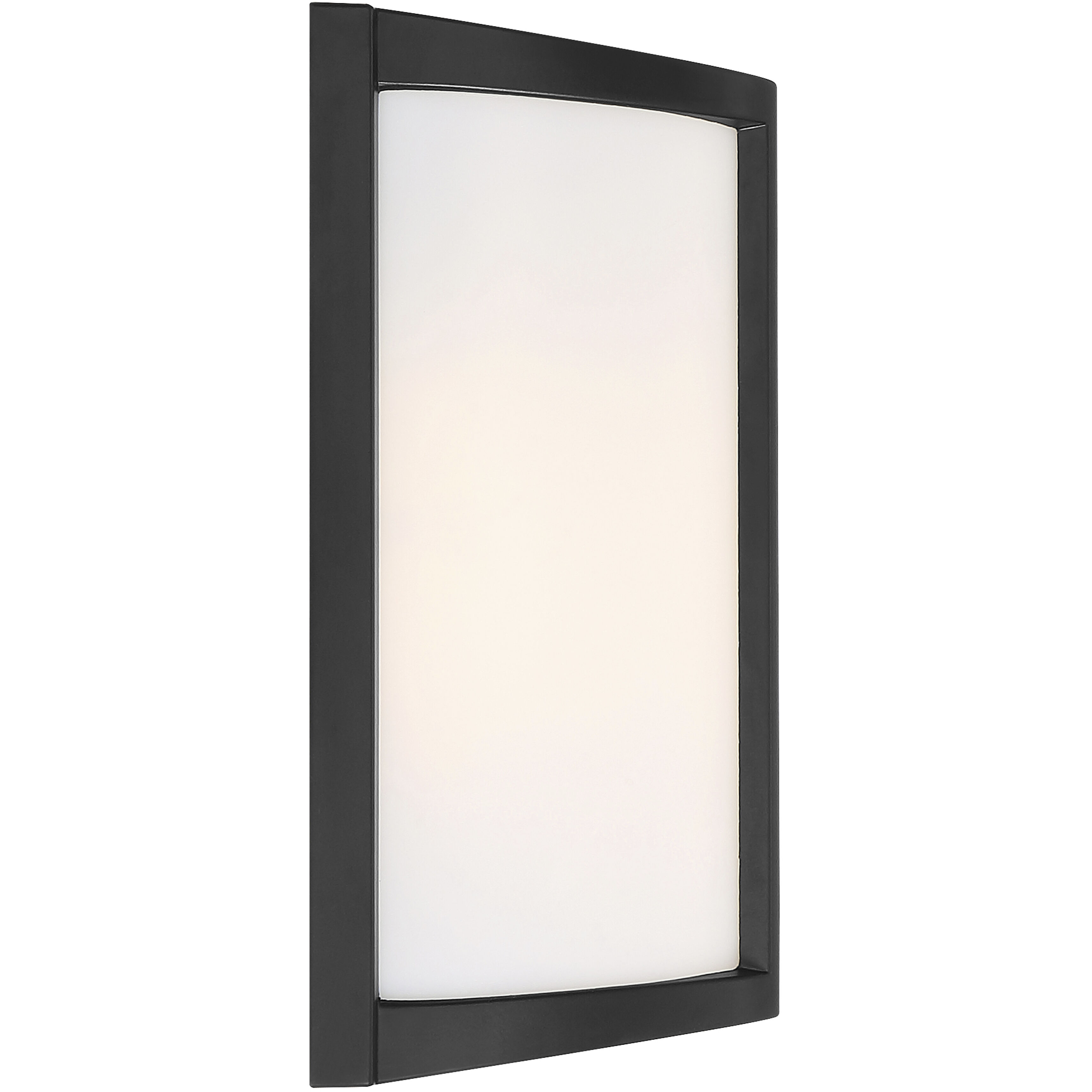 Margate LED 10.25 inch Black and White Outdoor Wall Sconce