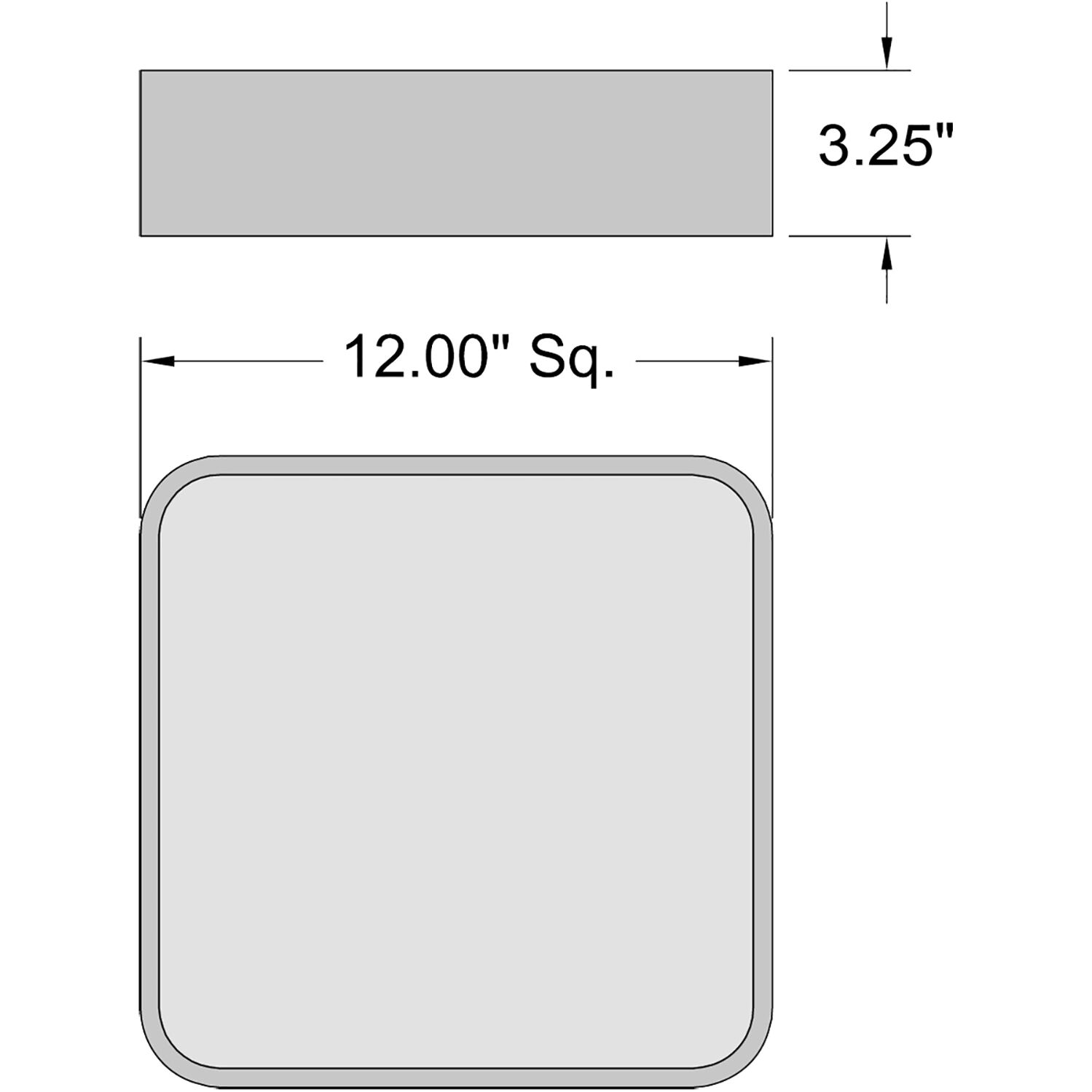 Granada LED 12 inch Satin and White Flush Mount Ceiling Light