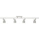 Lincoln 4 Light 120 Brushed Steel Track Ceiling Light