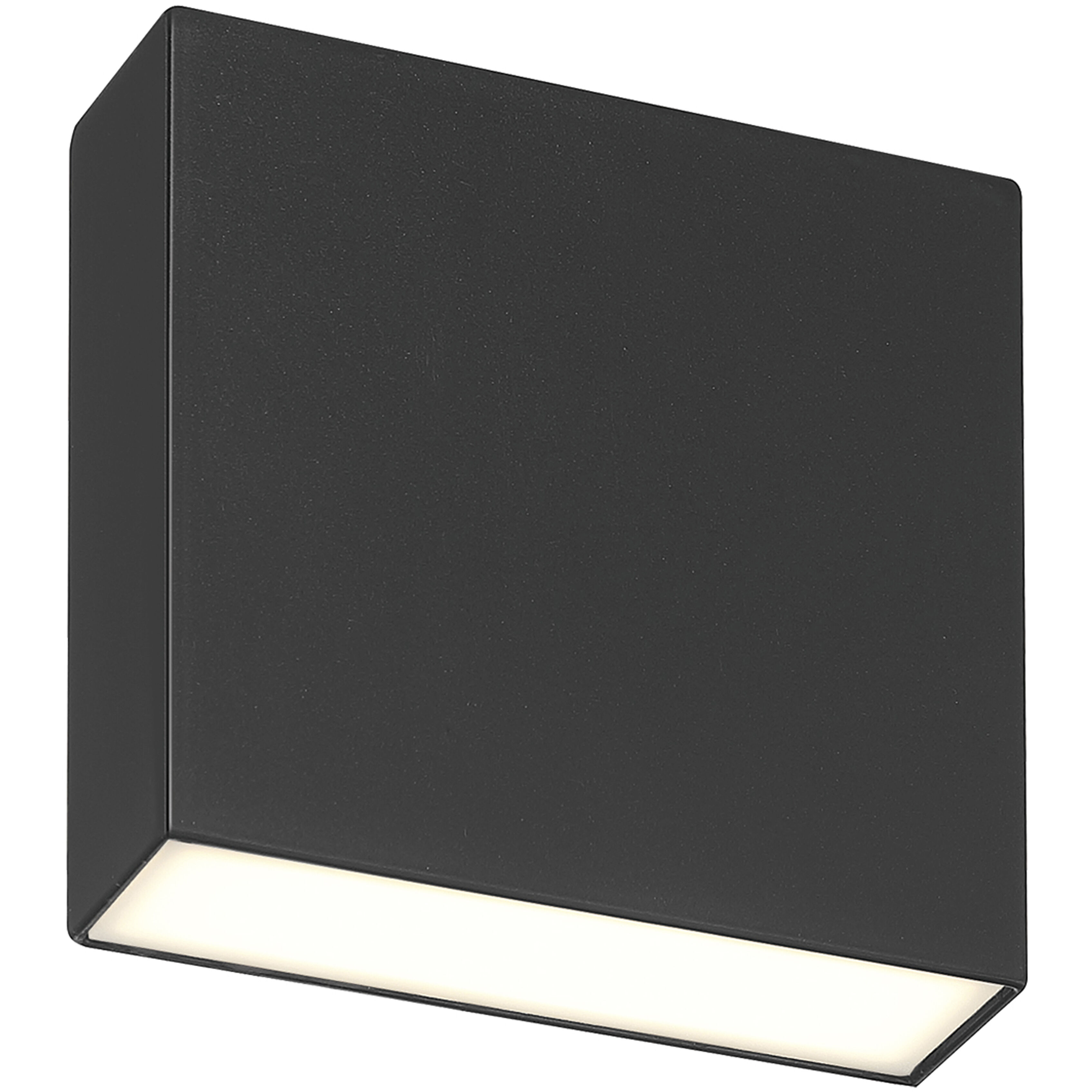 Strand 1 Light 6 inch Black Outdoor Wall Sconce