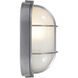 Nauticus 1 Light 4.25 inch Satin Outdoor Wall Sconce in Incandescent