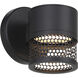 Ari Grid 4.75 inch Black Wall Sconce Wall Light
