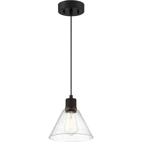 Port Nine LED 8 inch Matte Black Pendant Ceiling Light