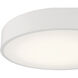 Como LED 17.75 inch White Flush Mount Ceiling Light