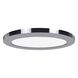 ModPLUS LED 12 inch Chrome Flush Mount Ceiling Light, Round