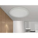 ModPLUS LED 12 inch Brushed Steel Flush Mount Ceiling Light, Round