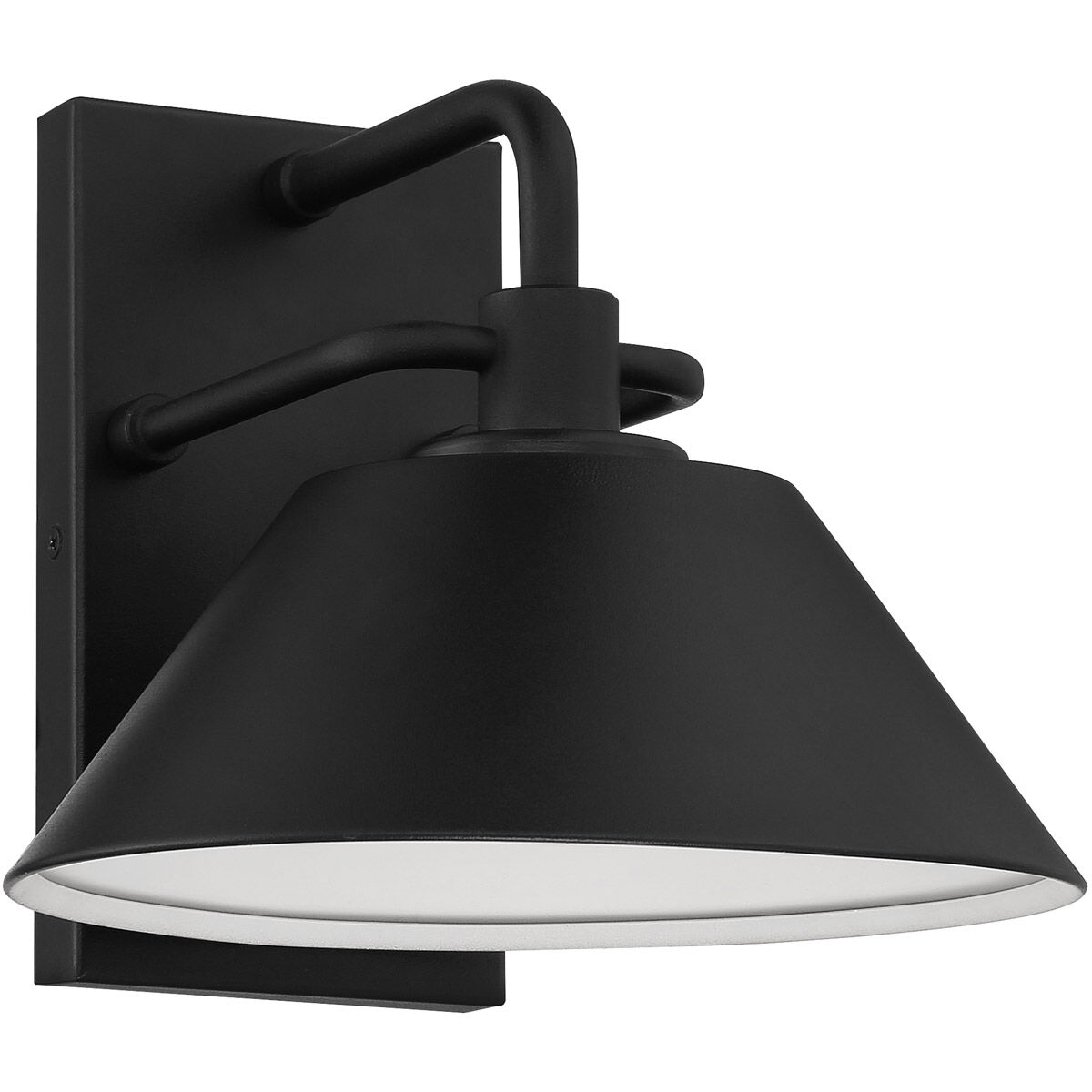Avalon LED 8 inch Black Outdoor Wall Sconce