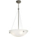 Noya LED 18 inch Brushed Steel Pendant Ceiling Light