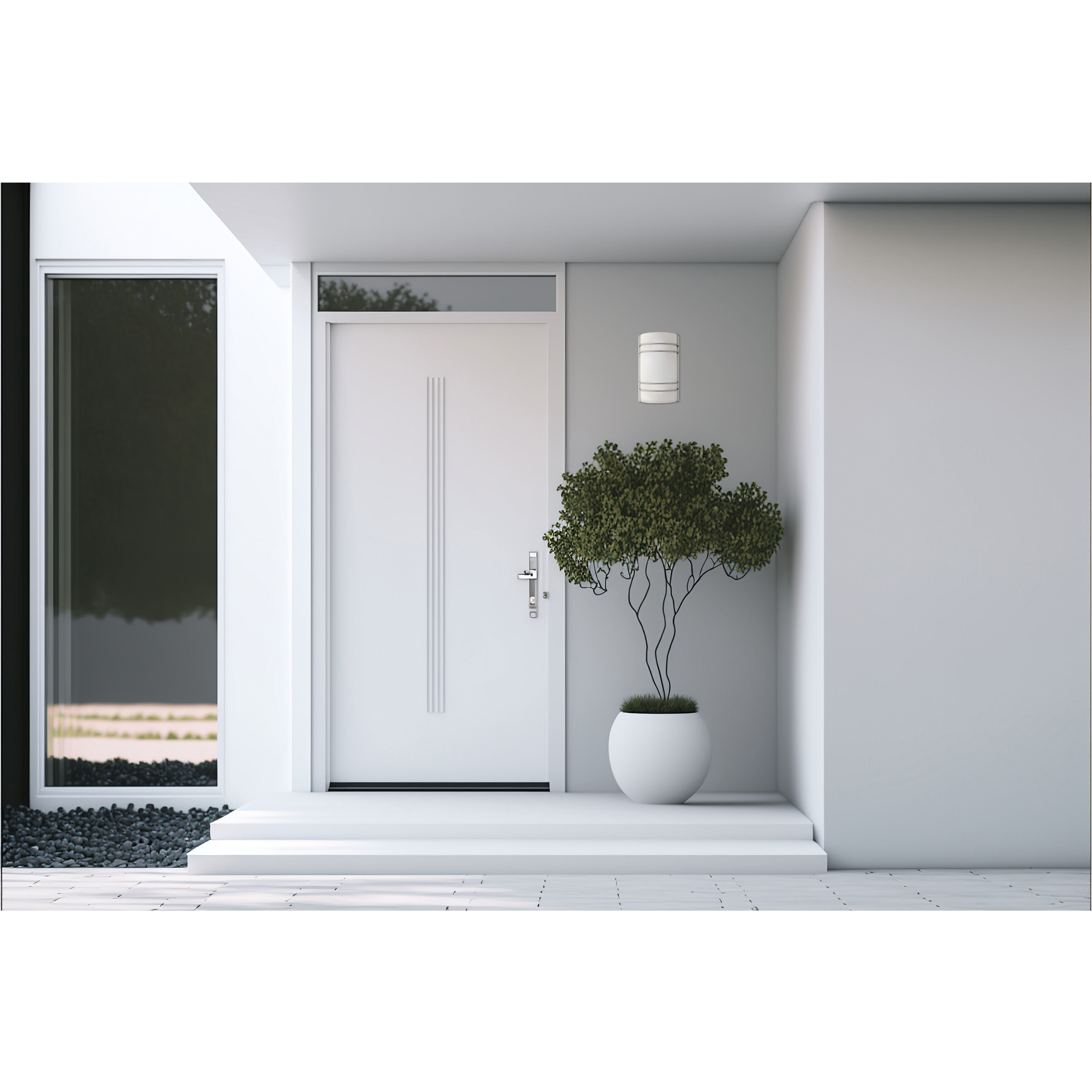 Cassi LED 7.5 inch Brushed Steel ADA Wall Sconce Wall Light