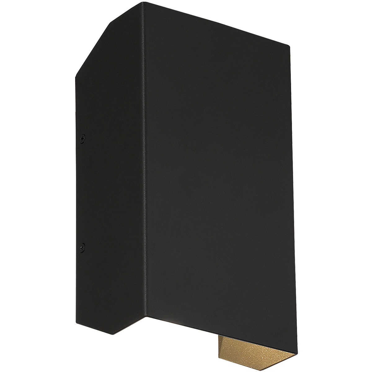 Amora LED 10 inch Black Outdoor Wall Sconce