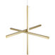 Vega 30 inch Brushed Gold Pendant Ceiling Light
