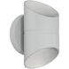 Marino LED 8 inch Satin Outdoor Wall Sconce