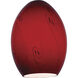 FireBird 6 inch Pendant Ceiling Light in Red Sky
