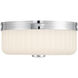 Daniella 11.25 inch Chrome Flush Mount Ceiling Light